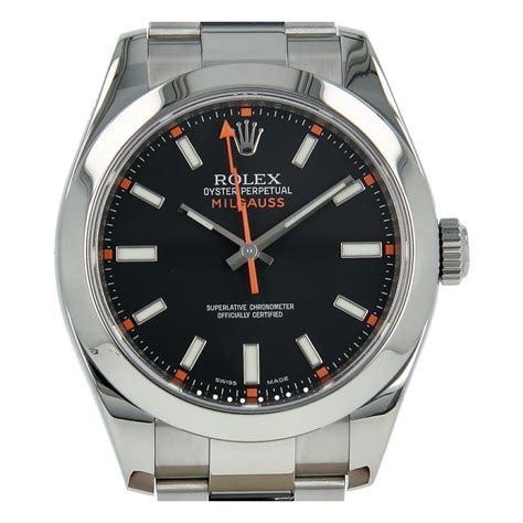 rolex milgauss black mad|Rolex Milgauss pre owned.